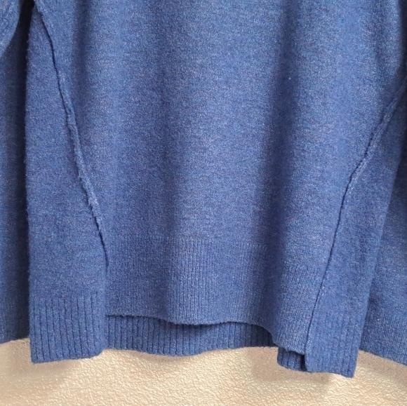 Blue Wool Crew Neck Sweater - Picture 10 of 10